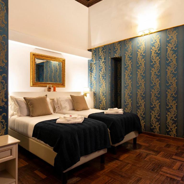 Canova Rooms in Spanish Steps - Camera Matrimoniale/Doppia con Letti Singoli con Bagno Privato - 10