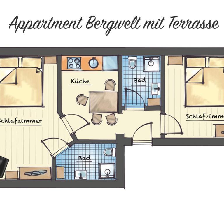 Appartements Naturnah - Apartment mit 2 Schlafzimmern - 11