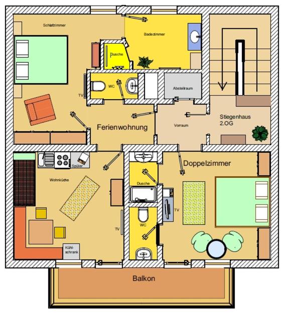 Haus Mattersberger - Apartment mit 2 Schlafzimmern - 14