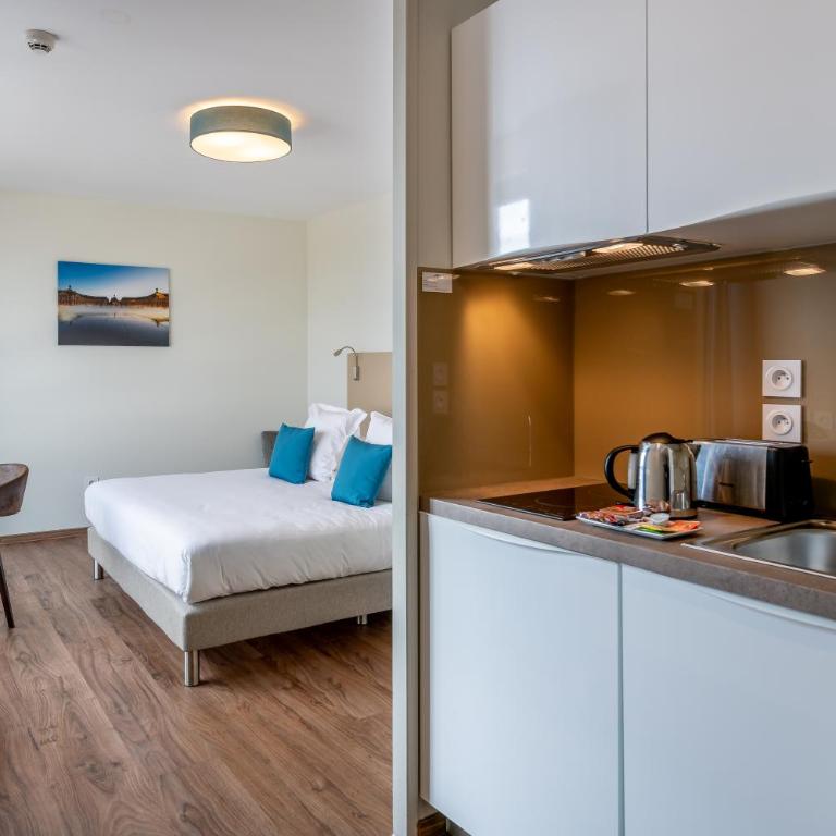All Suites Appart Hôtel - Bordeaux Centre Gare - Studio Supérieur avec Lit Double - 1