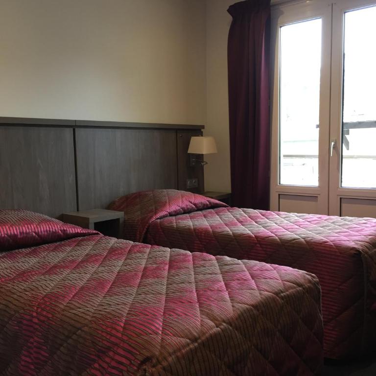 Hôtel Mont-Brison - Chambre Lits Jumeaux avec Douche - 14