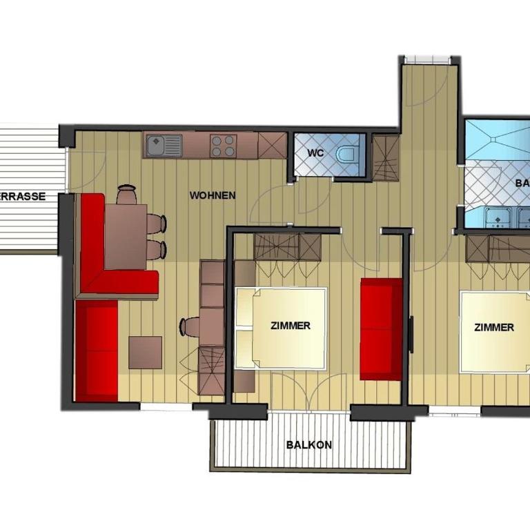 Appartement-Pension Kendlbacher - Apartment mit 2 Schlafzimmern - 6