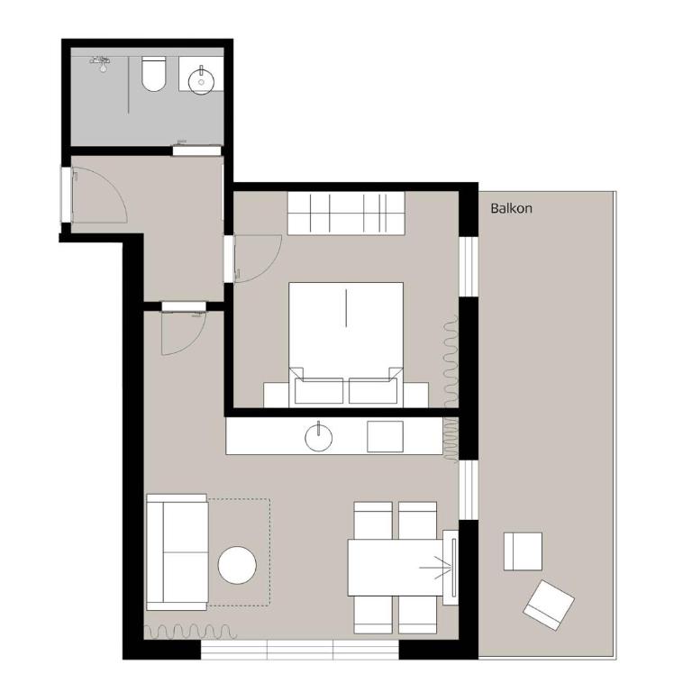 Im Achtal, Mehr als Ferienwohnungen - Apartment mit 1 Schlafzimmer - 6