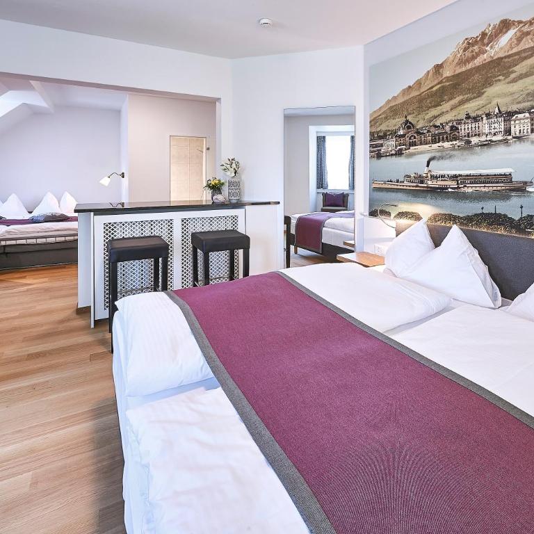 Hotel Central Luzern - Superior Familienzimmer - 9