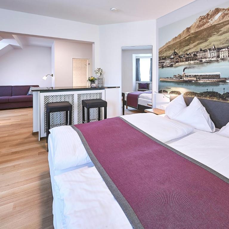 Hotel Central Luzern - Superior Familienzimmer - 7