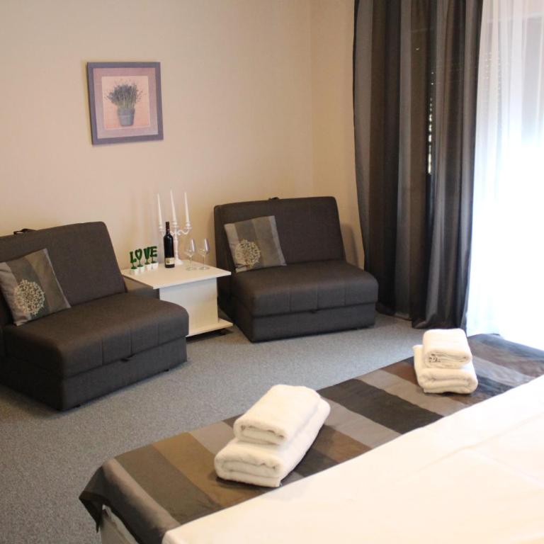 Hotel Danica - Deluks Dvokrevetna Soba sa Bračnim Krevetom/Zasebnim Krevetima i Balkonom - 3