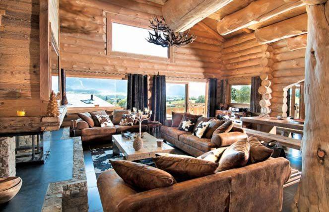Chalet de luxe "Lodge des Sens" - Jacuzzi & Sauna - 12 pers - Chalet (12 Adultes) - 5