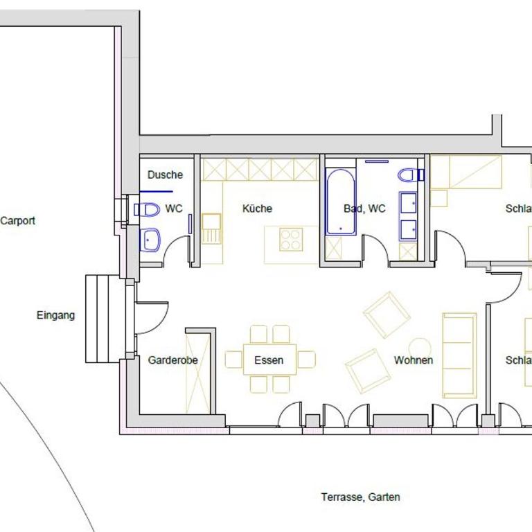FERIENWOHNUNGEN Chalet Hohturnen - Apartment mit 2 Schlafzimmern und Terrasse - 9