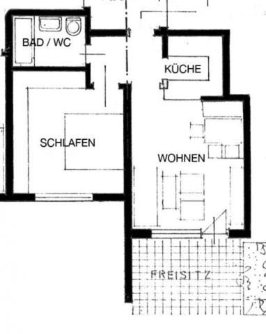 Haus Vierjahreszeiten - Apartment mit 1 Schlafzimmer - 3