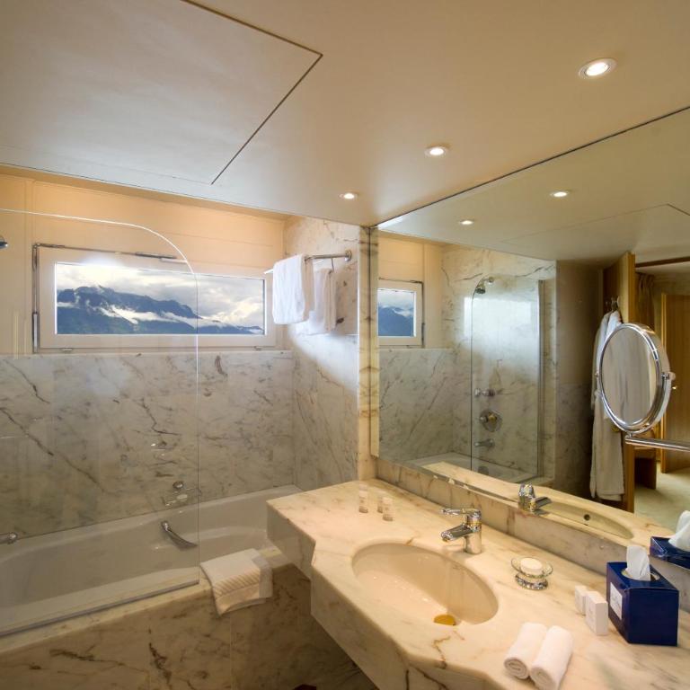 Royal Plaza Montreux - Präsidentensuite mit Seeblick und Terrasse - 4