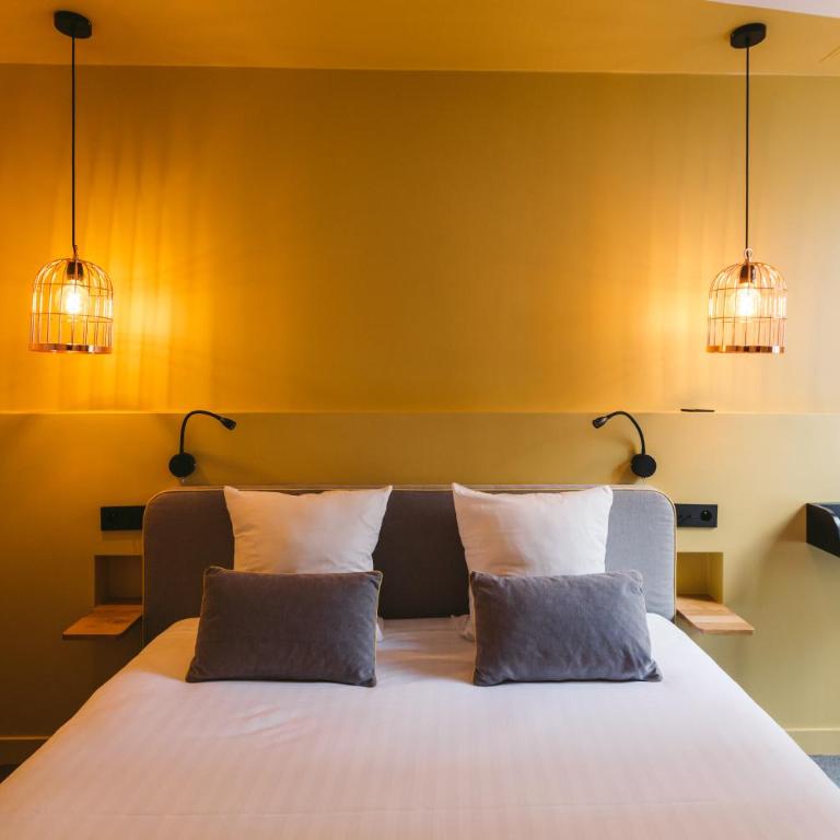 Le Petit Cosy Hôtel - Doppelzimmer mit Queensize-Bett oder 2 Einzelbetten, mit Blick auf den Innenhof - 2