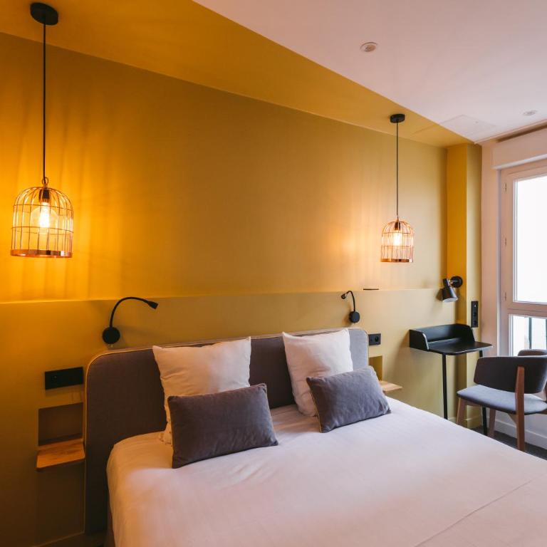 Le Petit Cosy Hôtel - Doppelzimmer mit Queensize-Bett oder 2 Einzelbetten, mit Blick auf den Innenhof - 1