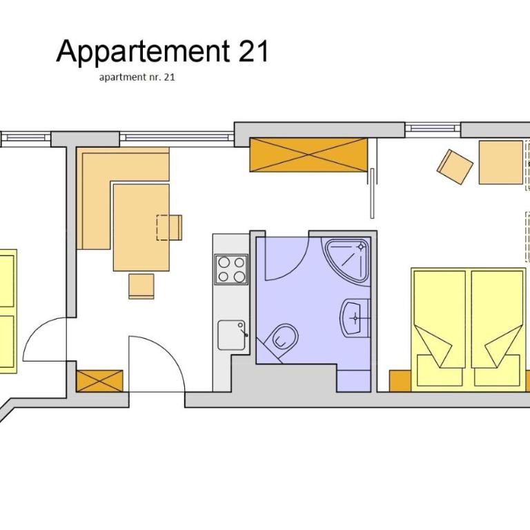 Haus Scheiblauer - Apartment mit 2 Schlafzimmern und Bergblick - 1