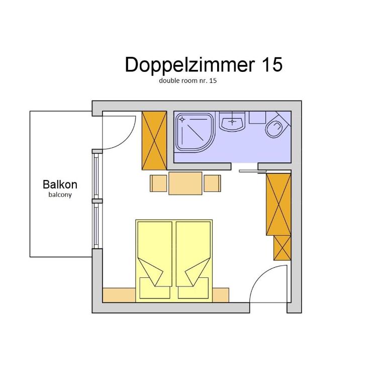 Haus Scheiblauer - Doppelzimmer mit Balkon - 1