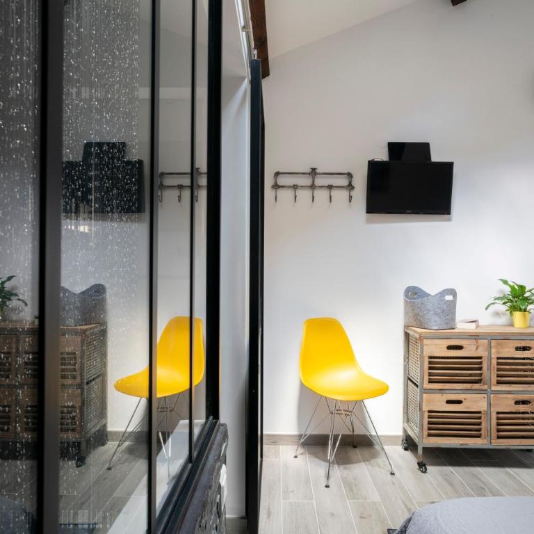 Lyon Mon Amour B&B - Chambre Double avec Salle de Bains Privative - 13