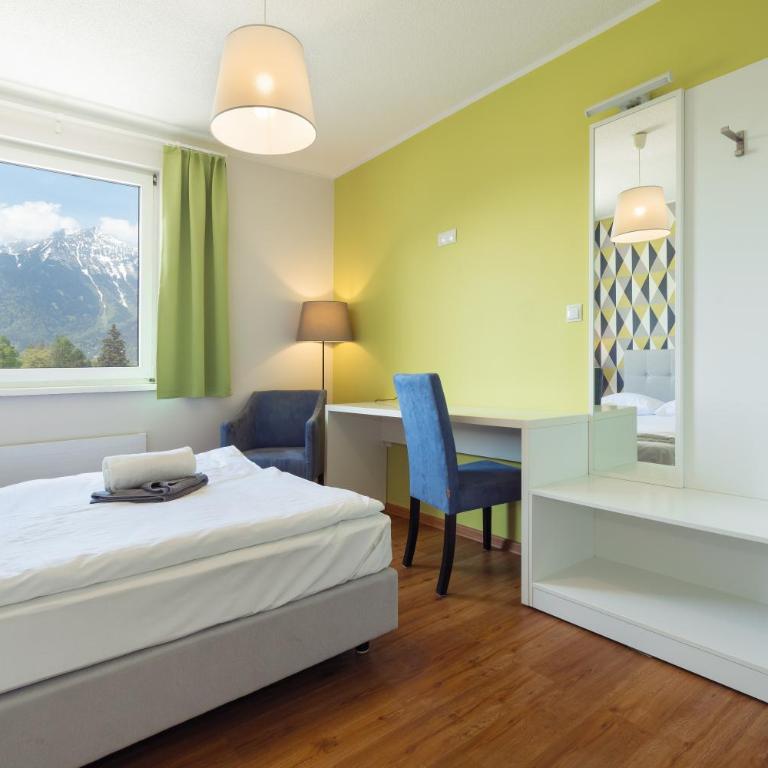Hostel Marmota - Doppelzimmer mit Bergblick - 3
