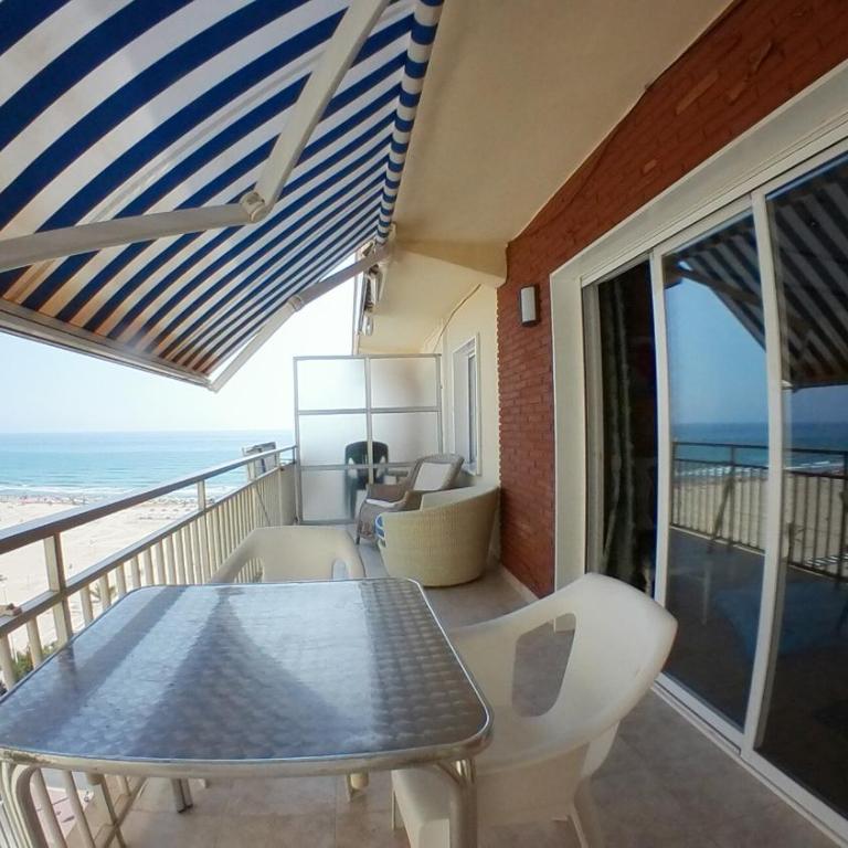 GANDIA Primera Linea CARACOLA Beach View, solo familias - Apartment mit 2 Schlafzimmern, Terrasse und Meerblick - 21