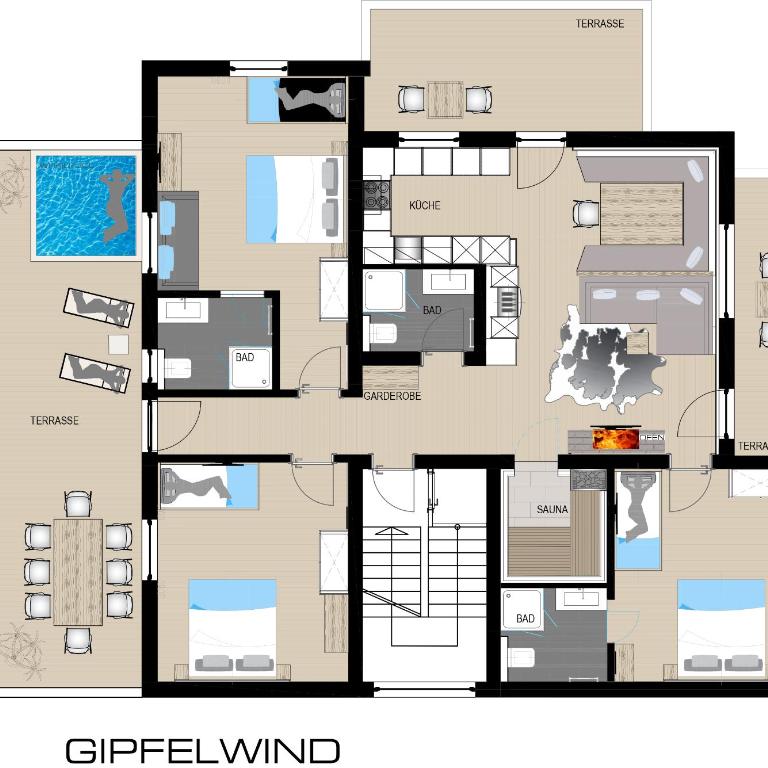 Chalets & Apartments Wachterhof - Deluxe Apartment mit Whirlpool und Sauna (max. 10 Personen) - 7