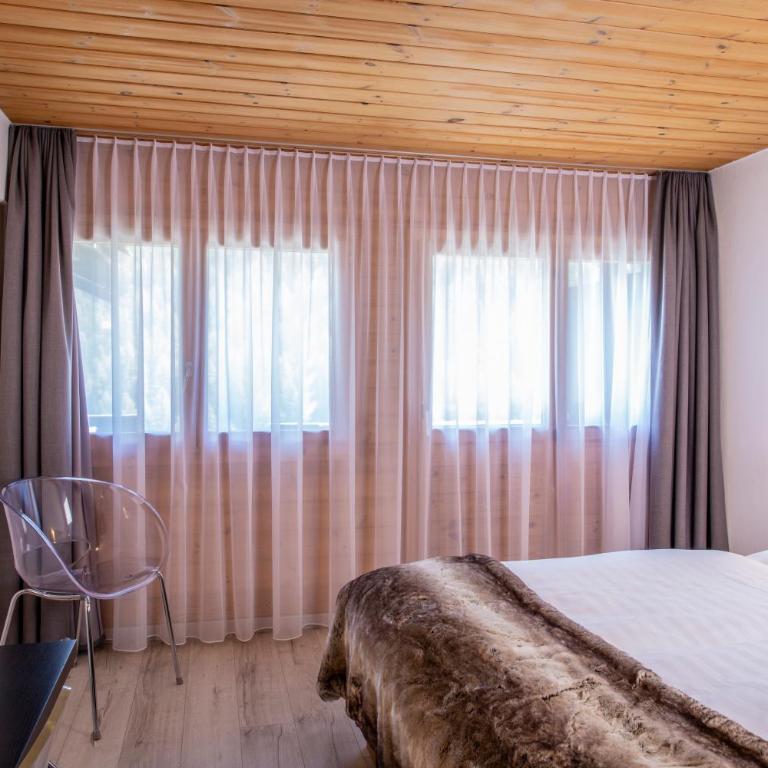 Hôtel Alpina - Swiss Ski & Bike Lodge Grimentz - Standard Doppelzimmer - 2