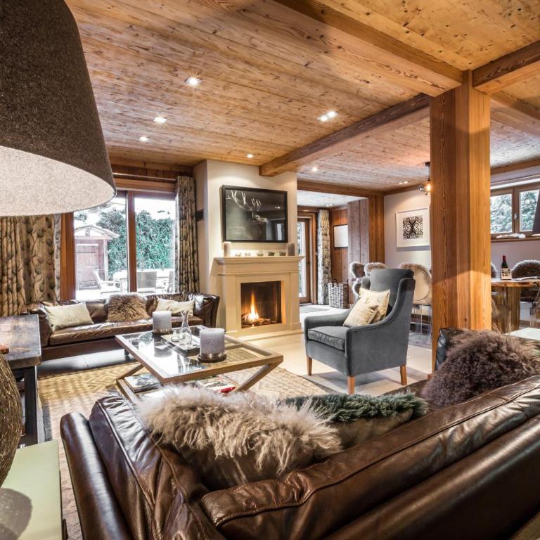Apartment Au Bon Coin - Luxury Chamonix Hidden Haven, Mont Blanc view, Hot Tub and Garden - Superior Apartment mit Bergblick - 5