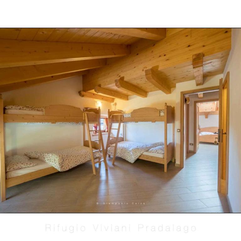 Rifugio Viviani Pradalago - Chambre Quadruple avec Salle de Bains Privative - 1