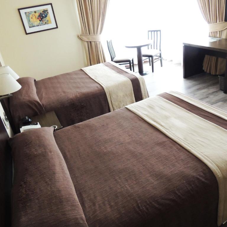 Hotel Diego de Almagro Valparaíso - Habitación Doble con vistas al mar - 2 camas - 6