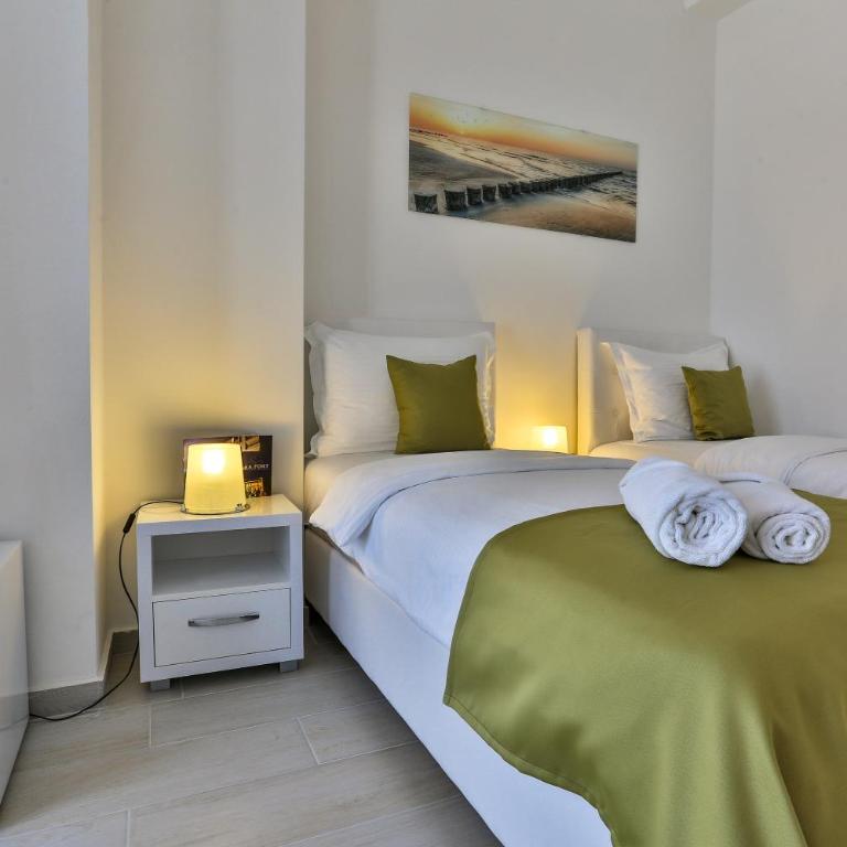 Apart Hotel Sea Fort - Dvokrevetna Soba sa Zasebnim Krevetima i Pogledom na More - 8