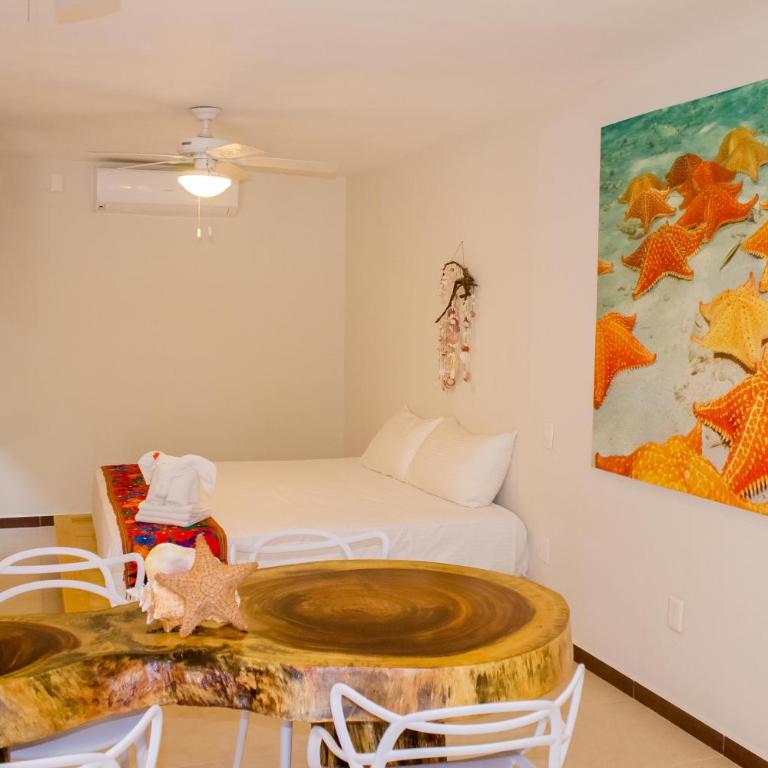 Hotel Azul Maya - Double Apartments with Patio - 16