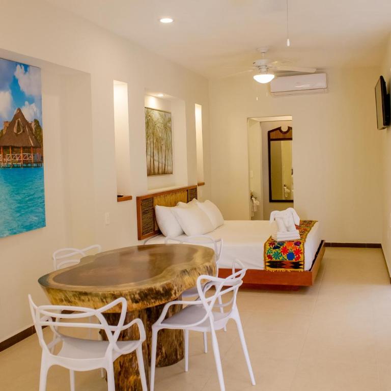 Hotel Azul Maya - Double Apartments with Patio - 9