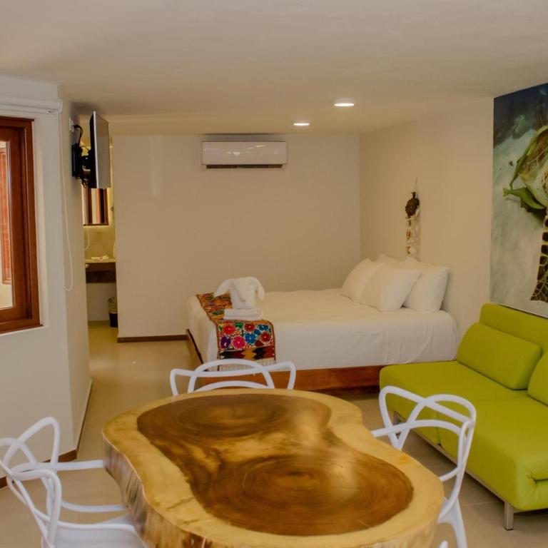 Hotel Azul Maya - King Bed Suite - 13