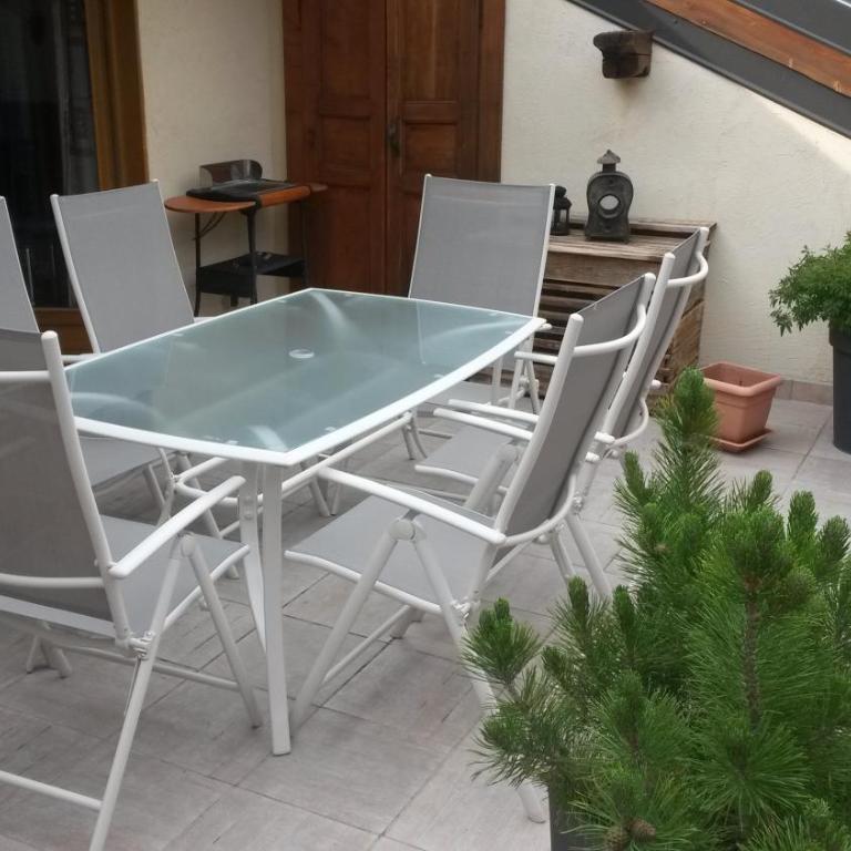 A la Bouge'Hôtes - Chambre Familiale avec Terrasse - 4