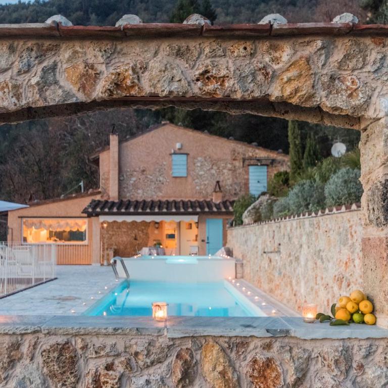 Charming farmhouse in the hills, private pool, sea view, dream panorama - Villa - 91