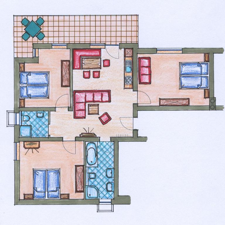 Appartments Enterwald - Apartment mit 3 Schlafzimmern - 10