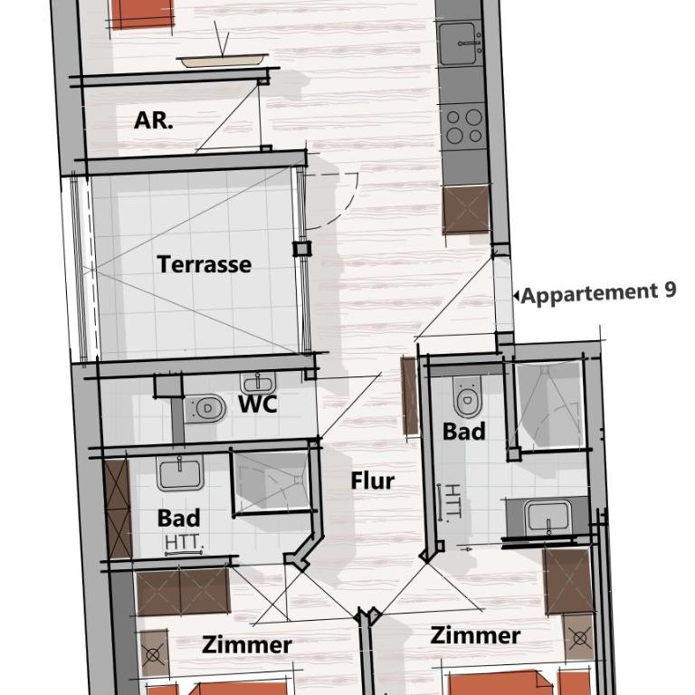 Alpine Apartments by Schnöll - Penthouse-Apartment mit Terrasse - 16