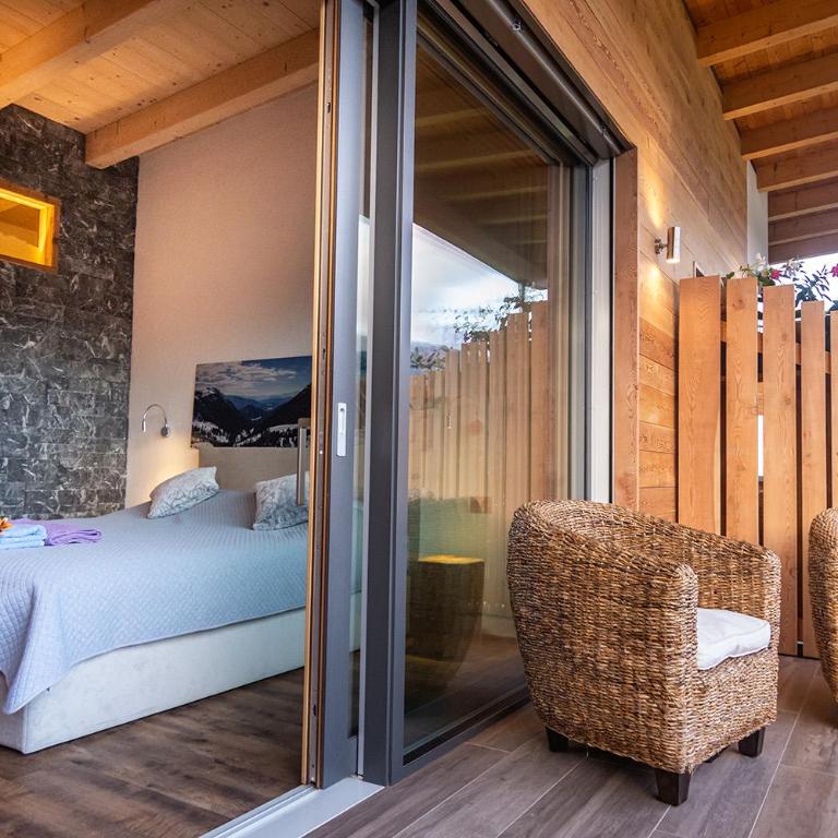 Casa de Fiemme - Doppelzimmer mit Bergblick - 3
