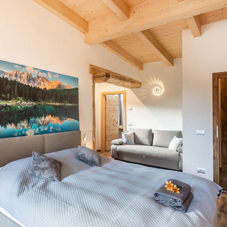 Casa de Fiemme - Vierbettzimmer mit Bergblick - 10