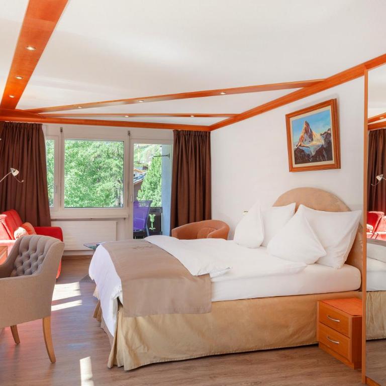 Hotel Beau Rivage - Deluxe Doppelzimmer mit Blick auf das Matterhorn - 1