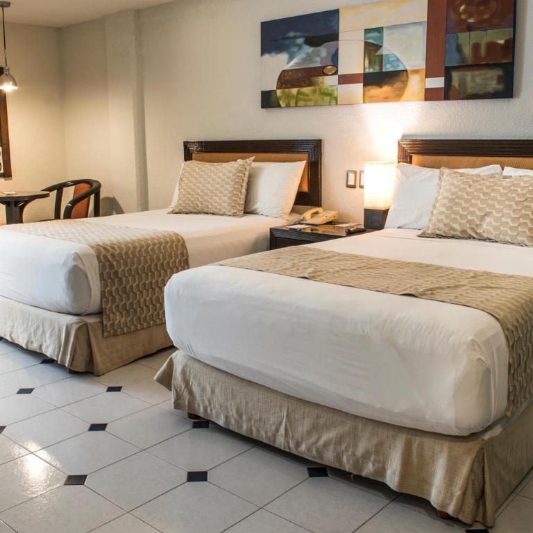 Hotel El Conquistador del Paseo de Montejo - Habitación Doble - 2 camas dobles - 1