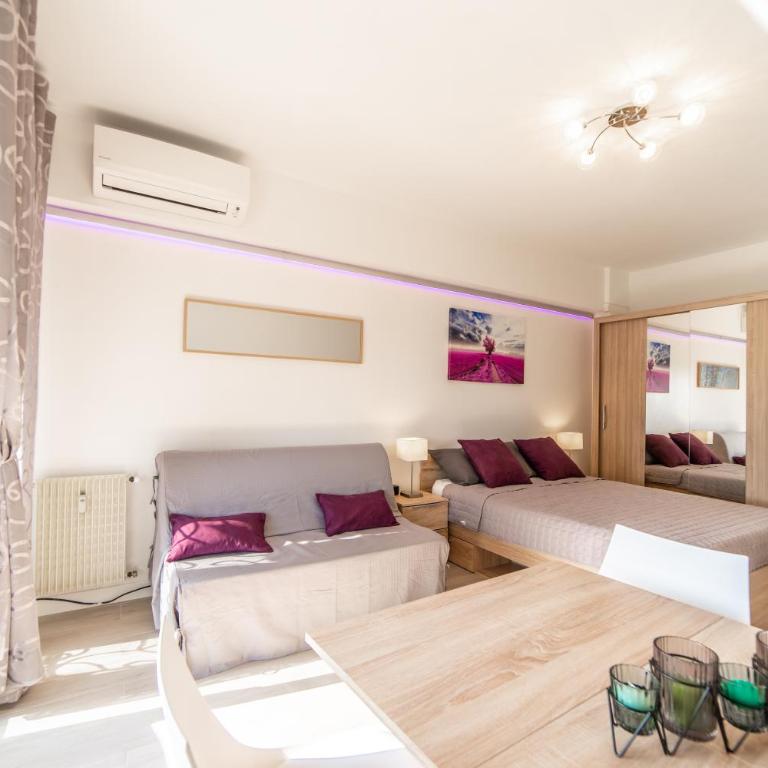L'Ascot Appartement, plages à 300m, vue hippodrome - Studio avec Balcon - 11