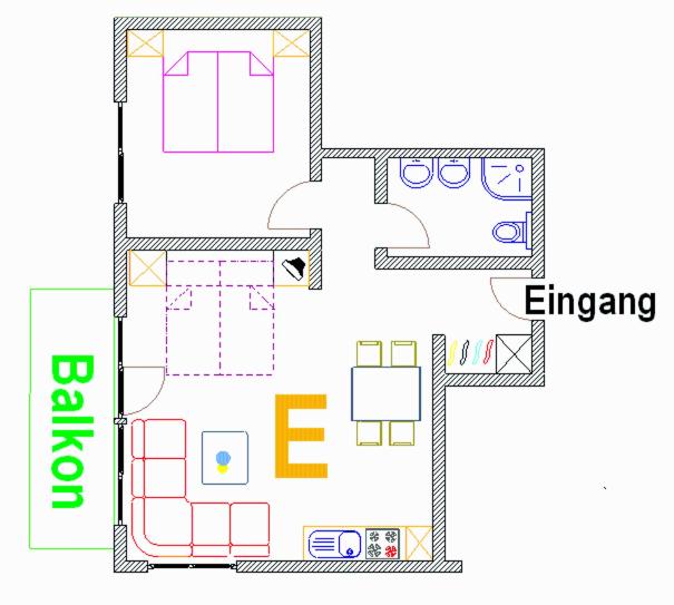 Appartement Flora - Apartment mit 1 Schlafzimmer - 1