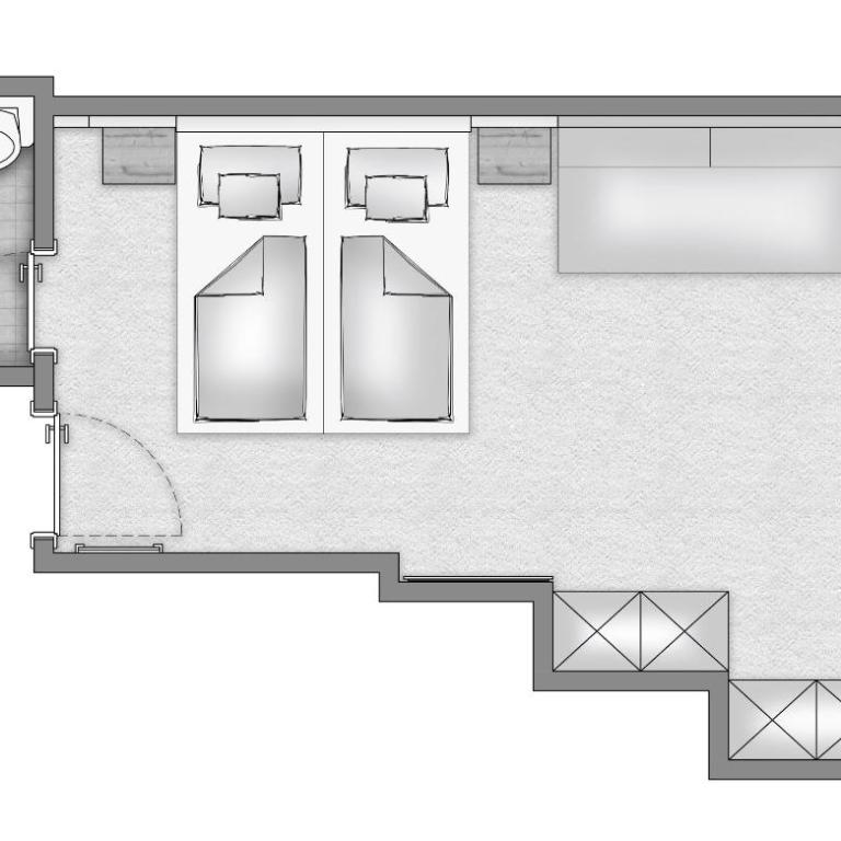 Alpinstyle Hotel Ischgl - Luxus-Dreibettzimmer 102 - 1
