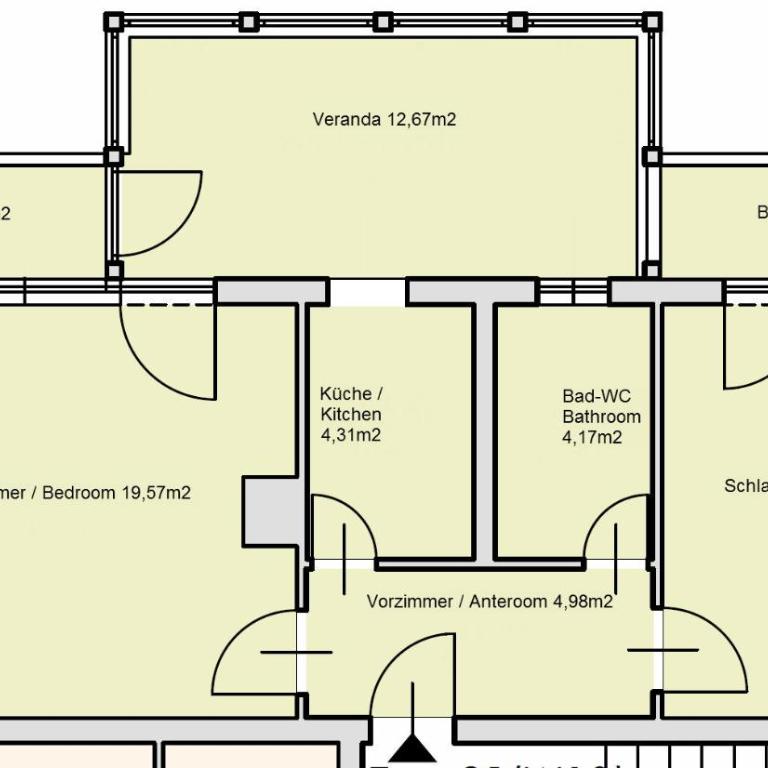 Pension Edelweiss Top21 - Familiensuite mit Balkon - 3