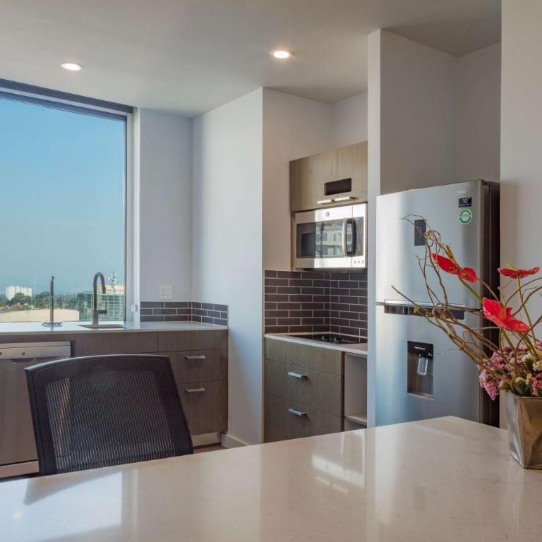 Hyatt House Mexico City Santa Fe - Suite de 1 dormitorio con cocina y 2 camas grandes - 4