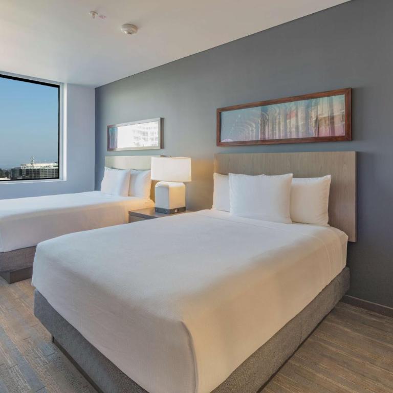 Hyatt House Mexico City Santa Fe - Suite de 1 dormitorio con cocina y 2 camas grandes - 1