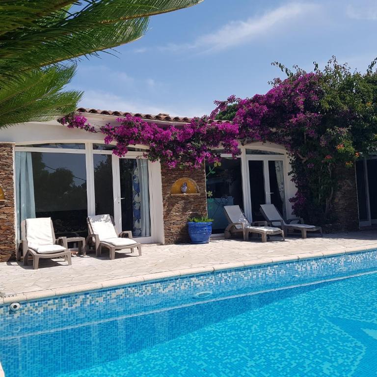 Villa Provençale â Sainte Maxime, Golf de Saint Tropez - Villa mit Meerblick - 32