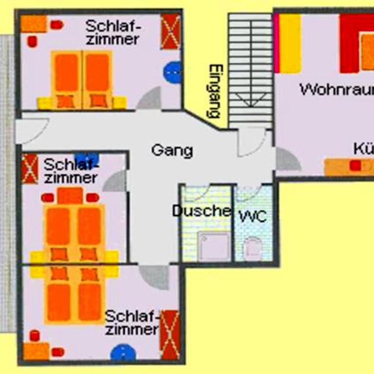Ferienwohnung Kindl Manuela - Apartment mit 3 Schlafzimmern und Balkon - 17