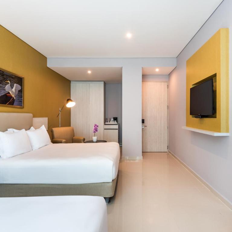 Crowne Plaza Barranquilla by IHG - Habitación Doble adaptada para personas de movilidad reducida - 2 camas - 1