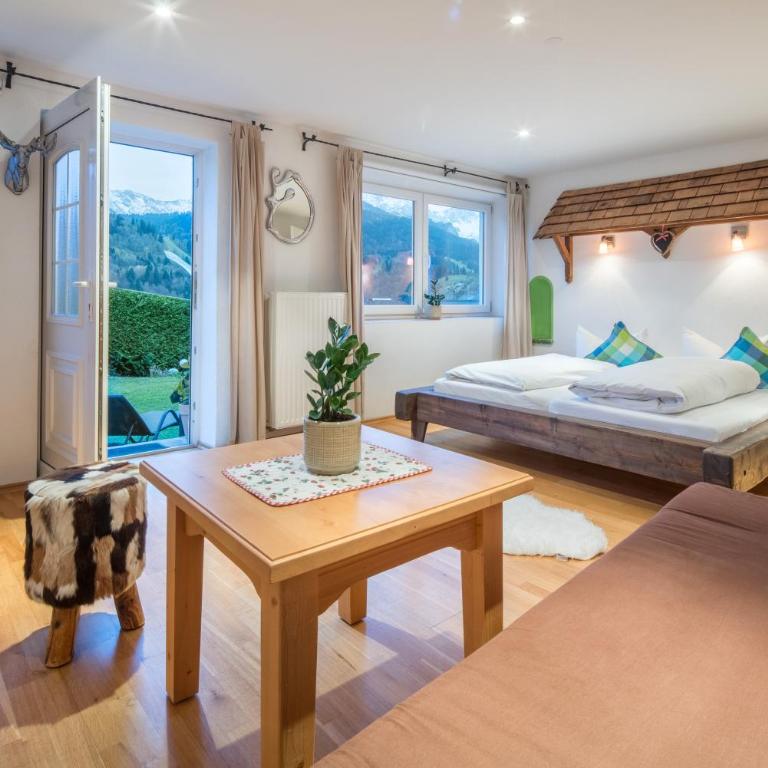 Zur Schönen Aussicht Hotel garni - Apartment mit Blick auf die Berge - 2