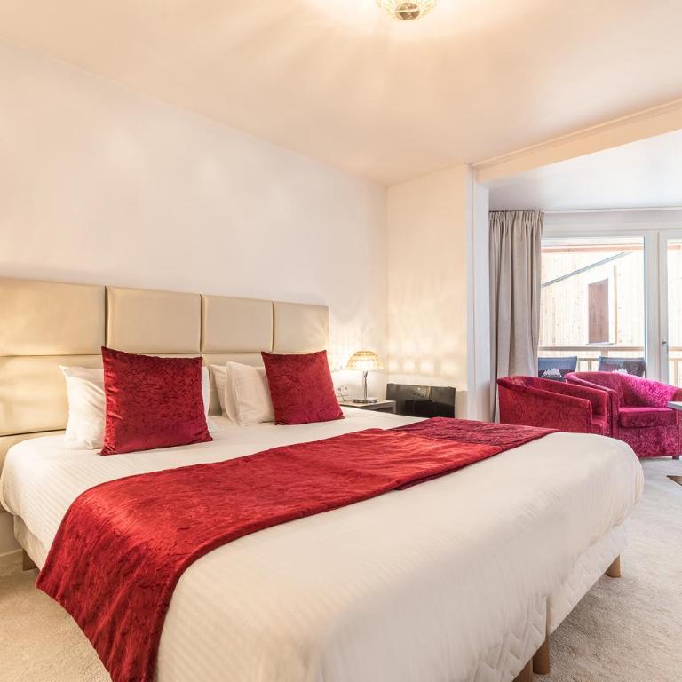 Madame Vacances Hôtel & Spa Le Mottaret - Chambre Quadruple Confort - 1