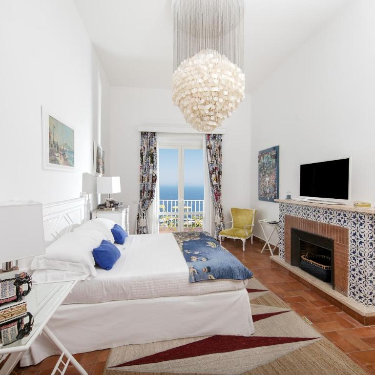 Casa Marta Capri - Camera Matrimoniale con Balcone e Vista Mare - 15
